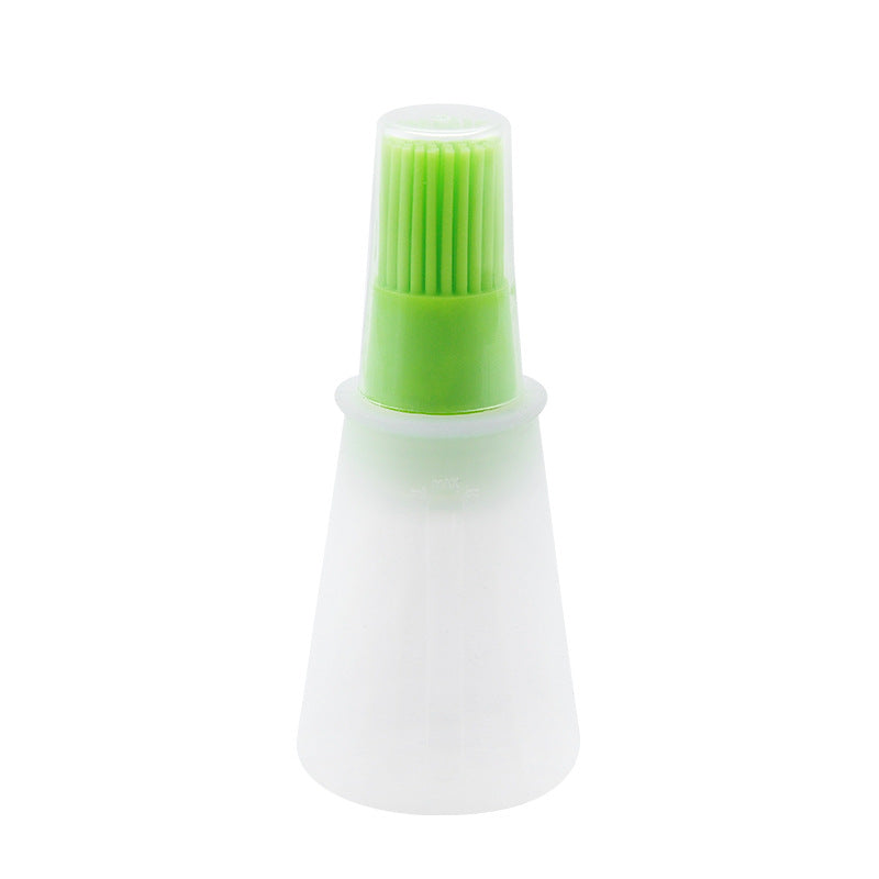 Silicone Oil Bottle Brush with Cap for Cooking and Basting