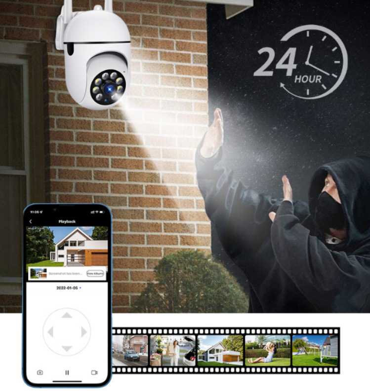 HD Bulb Security Camera with Night Vision