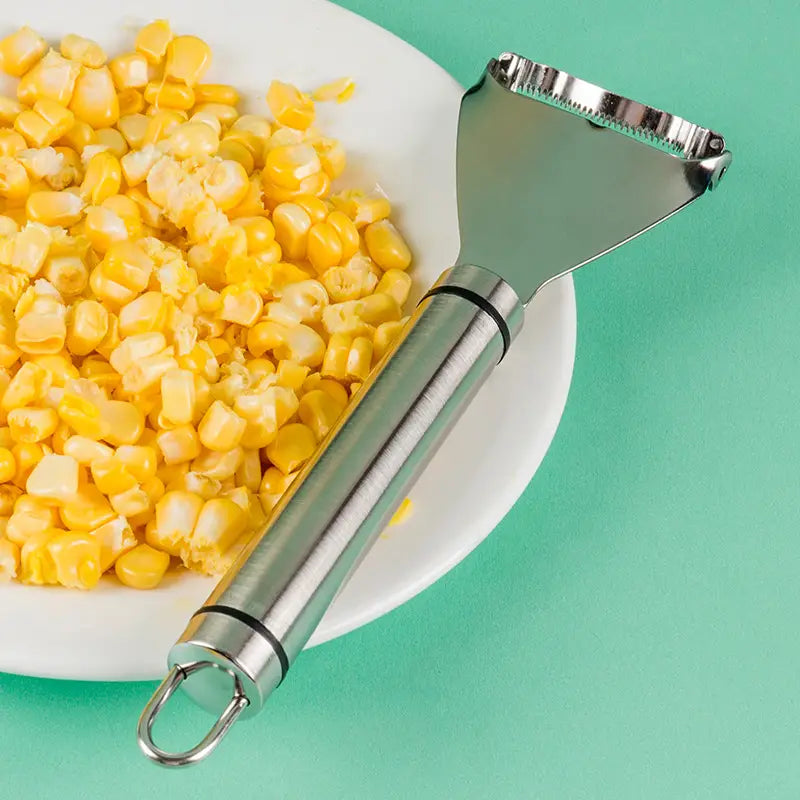 Stainless Steel Corn Shaving and Peeling Tool (1pc)