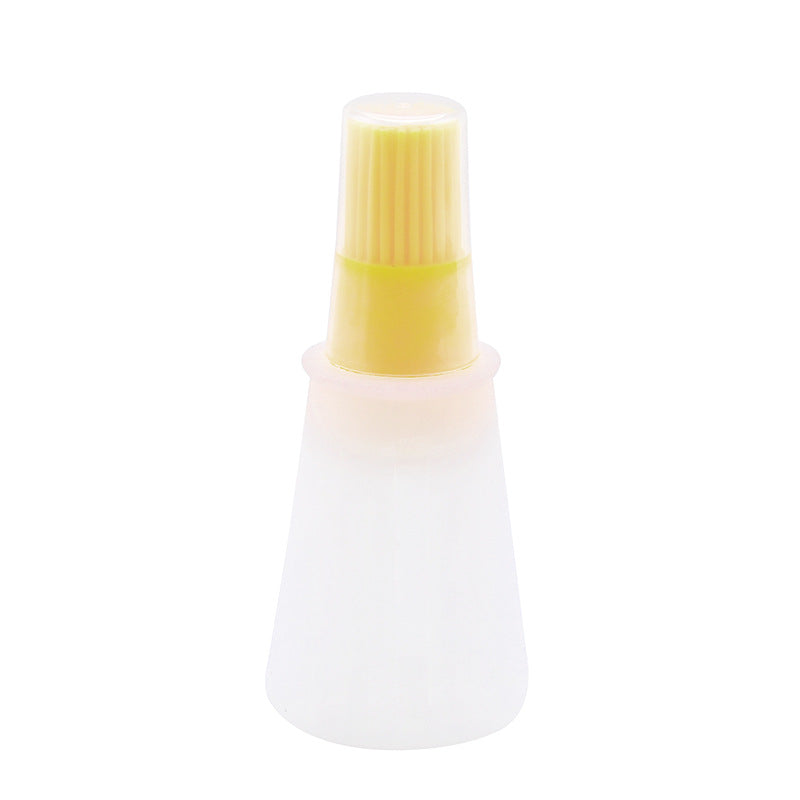 Silicone Oil Bottle Brush with Cap for Cooking and Basting