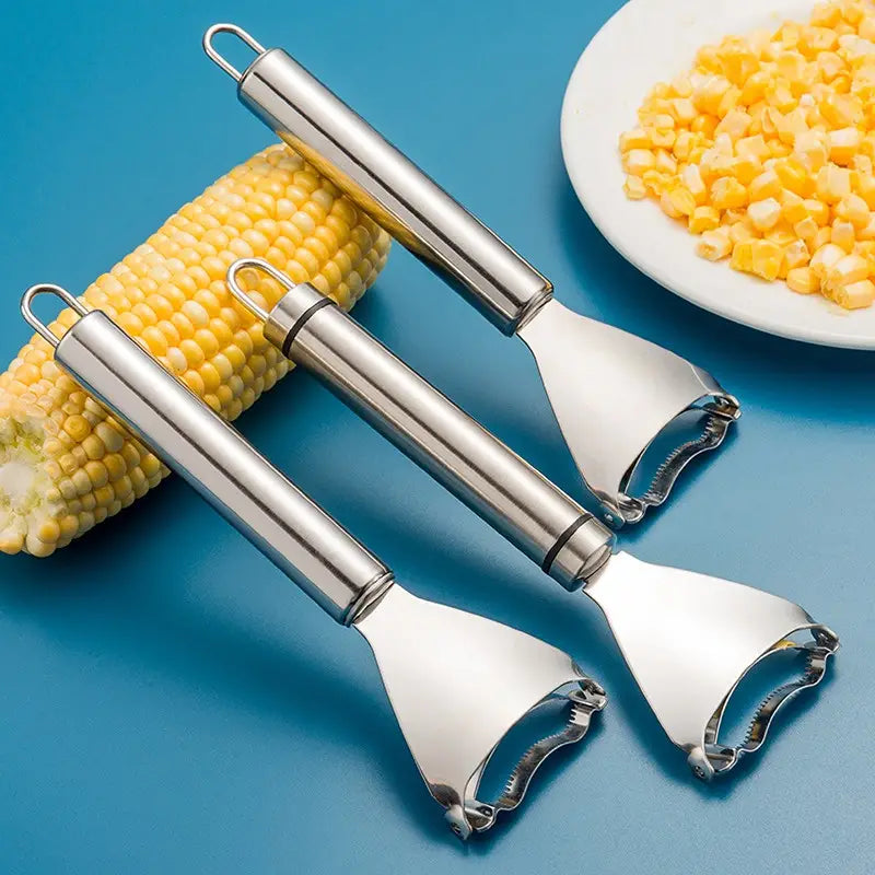 Stainless Steel Corn Shaving and Peeling Tool (1pc)