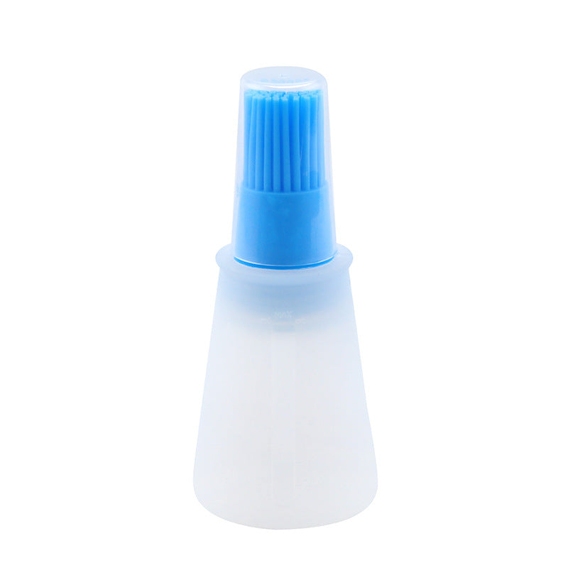 Silicone Oil Bottle Brush with Cap for Cooking and Basting