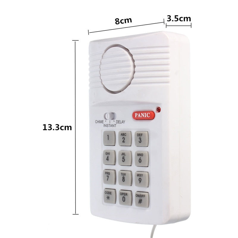 Window and Door Security Alarm with Code Lock