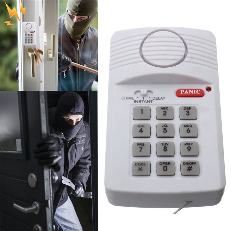 Window and Door Security Alarm with Code Lock