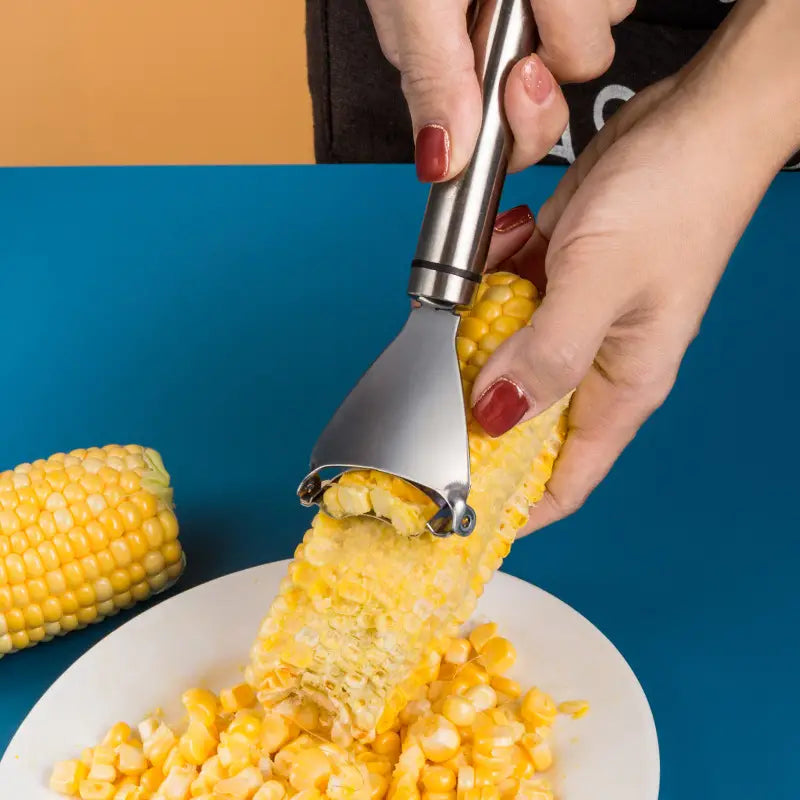 Stainless Steel Corn Shaving and Peeling Tool (1pc)