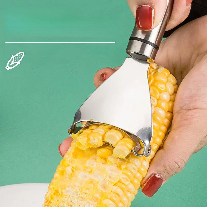 Stainless Steel Corn Shaving and Peeling Tool (1pc)
